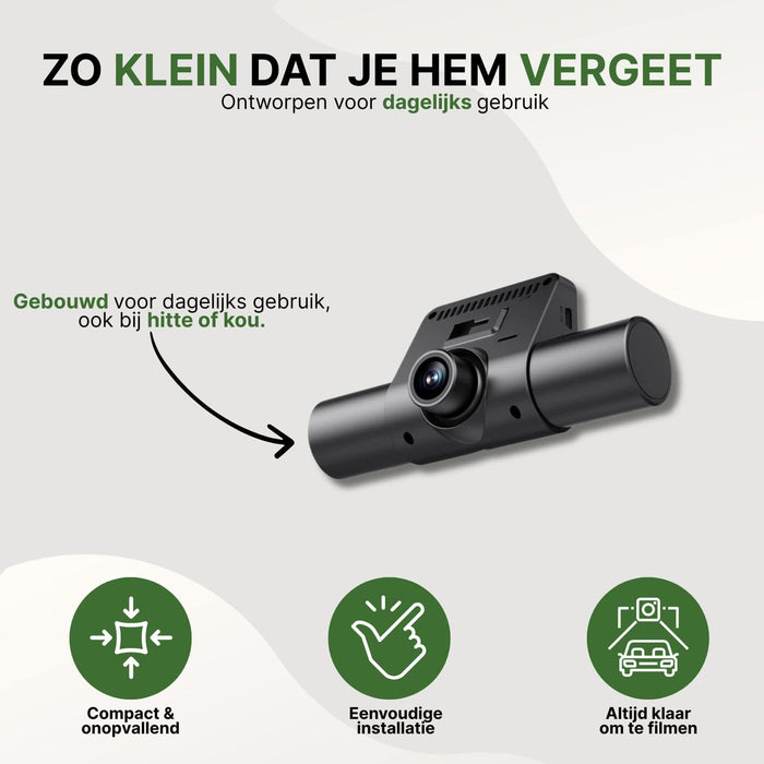 Four cameras, no blind spot