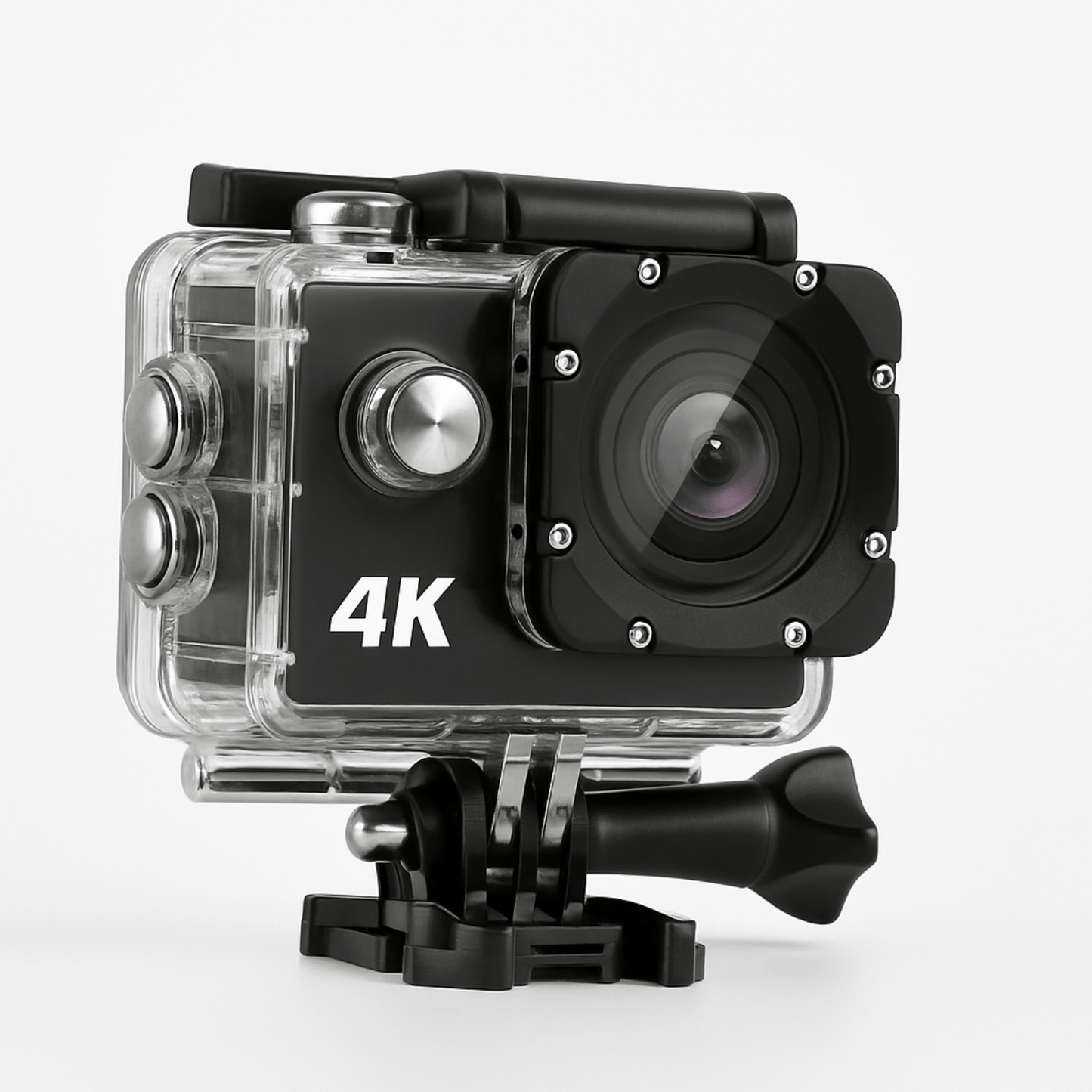 4K action camera met waterdichte behuizing en 170° groothoeklens