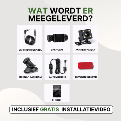 VisionEdge™ 360° Full HD Dashcam with Wifi, Night Vision & App Connectivity