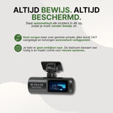GuardianView Pro dashcam automatically records all incidents in 4K, with 24/7 recording and secure storage of important footage without manual action.