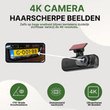 GuardianView Pro dashcam with 4K Ultra HD resolution, 170° wide-angle lens and night vision for razor-sharp license plate registration, even at high speed.