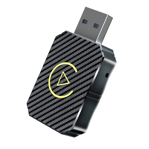 PlugWave 2.0 – Wireless Apple CarPlay & Android Auto USB Adapter for Car