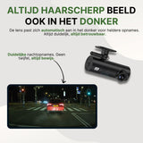 VoiceGuard Pro dashcam with razor-sharp night vision – clear recordings in the dark with automatically adjusting lens
